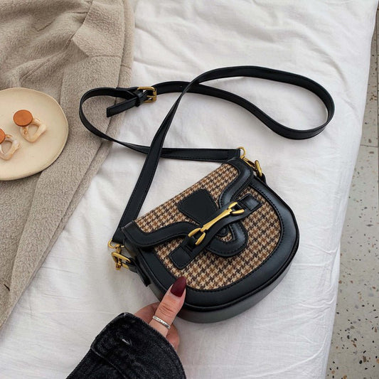 Leopard Saddle Bag in Autumn and Winter - Alternative Gothic Dark Wear | Embrace Dark Aesthetic Men & Women Gothic Clothing