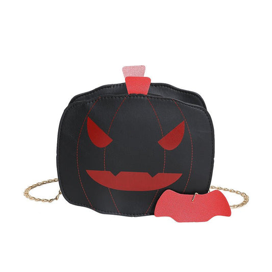 Halloween Cartoon Pumpkin Shoulder Bag For Girls Personality Funny Creative Chain Crossbody Bags Women - Alternative Gothic Dark Wear | Embrace Dark Aesthetic Men & Women Gothic Clothing