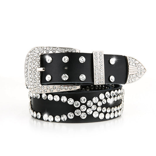 Belt Buckle Rivet Mid-heel Martin Boots