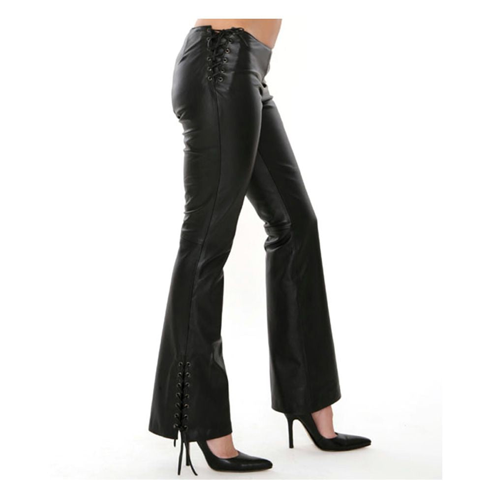 Women Fetish Lace Up Side Waist Pants - Alternative Gothic Dark Wear | Embrace Dark Aesthetic Men & Women Gothic Clothing Women Fetish Lace Up Side Waist Pants - Alternative Gothic Dark Wear | Embrace Dark Aesthetic Men & Women Gothic Clothing
