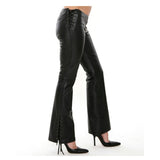 Women Fetish Lace Up Side Waist Pants - Alternative Gothic Dark Wear | Embrace Dark Aesthetic Men & Women Gothic Clothing Women Fetish Lace Up Side Waist Pants - Alternative Gothic Dark Wear | Embrace Dark Aesthetic Men & Women Gothic Clothing