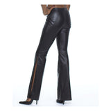 Ladies Fashion Low Waisted Flare Pants - Alternative Gothic Dark Wear | Embrace Dark Aesthetic Men & Women Gothic Clothing Ladies Fashion Low Waisted Flare Pants - Alternative Gothic Dark Wear | Embrace Dark Aesthetic Men & Women Gothic Clothing