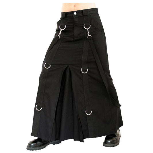 Men Denim Chain Skirt