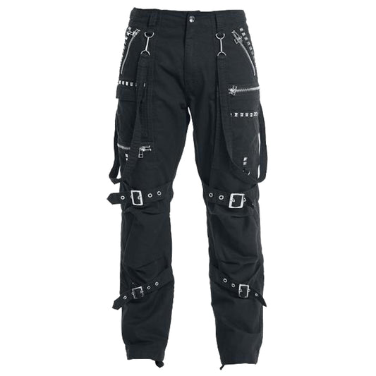 Men Black Gothic Pants