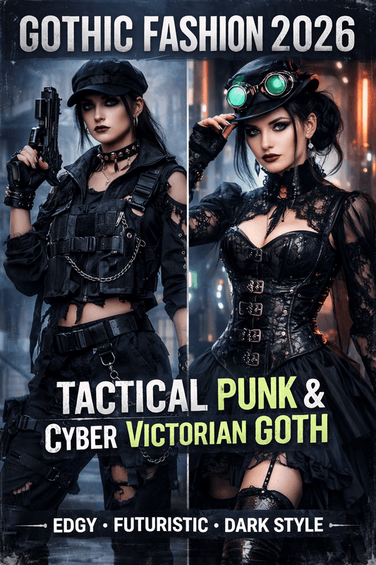 2026 Gothic Fashion Trends: The Rise of Tactical Punk & Cyber Victorian Style