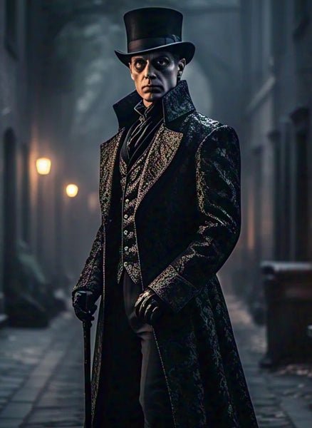 Men Gothic Coats - Alternative Gothic Dark Wear | Embrace Dark Aesthetic Men & Women Gothic Clothing