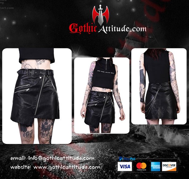 Women Gothic Skirts - Alternative Gothic Dark Wear | Embrace Dark Aesthetic Men & Women Gothic Clothing