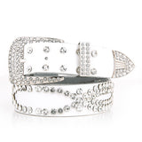 Belt Buckle Rivet Mid-heel Martin Boots