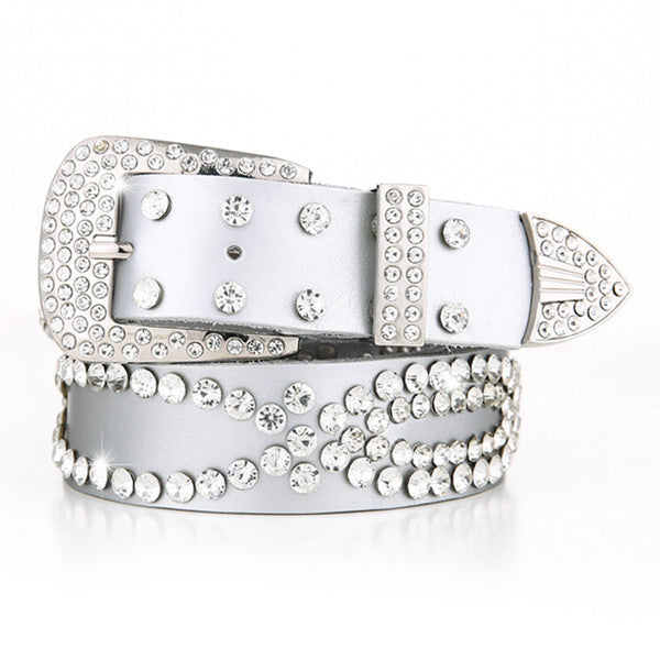 Belt Buckle Rivet Mid-heel Martin Boots