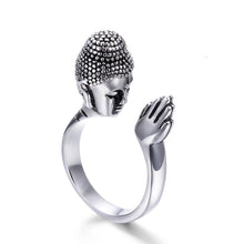 Load image into Gallery viewer, Trendy Personality Buddha Lord Three-dimensional Buddha Headn Ring
