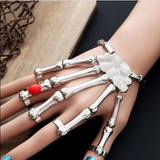 Hand Skeleton Joint Ring Bracelet Skull and Ghost Design