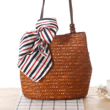 Load image into Gallery viewer, One-shoulder Straw Bag Women Bag Seaside Vacation Woven Bag Straw Bag Beach Bag
