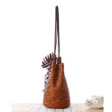 Load image into Gallery viewer, One-shoulder Straw Bag Women Bag Seaside Vacation Woven Bag Straw Bag Beach Bag
