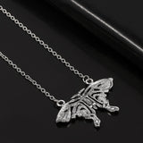 Butterfly necklace, alloy plating insect pendant necklace