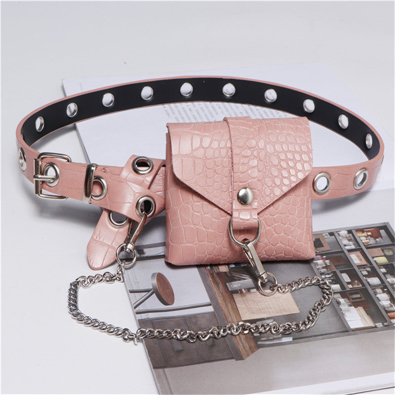 Mini waist belt Gothic Belt bag