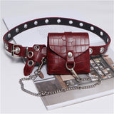 Mini waist belt Gothic Belt bag