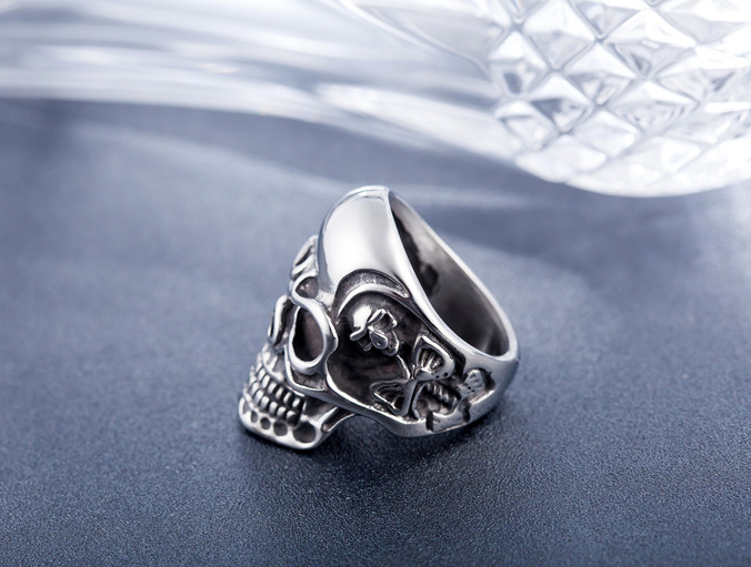 Punk Gothic Rock Personality Taro Titanium Steel Cast Men's Ring