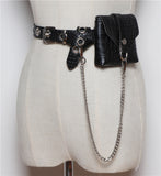 Mini waist belt Gothic Belt bag