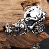 Trendy male skull domineering bracelet bracelet