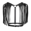 Women's Fashion Simple Tassel Harness Skirt Belt Set Leather Harness - Alternative Gothic Dark Wear | Embrace Dark Aesthetic Men & Women Gothic Clothing