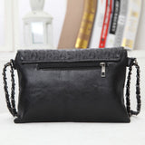 Skull Bag Embossed Chain Trend