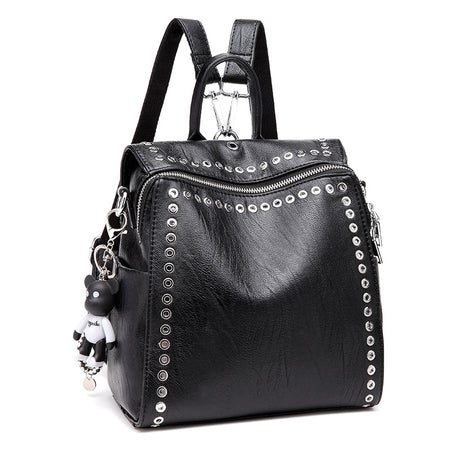 new female fashion bags handbag shoulder bag Korean personality rivet women's shoulder bag one generation