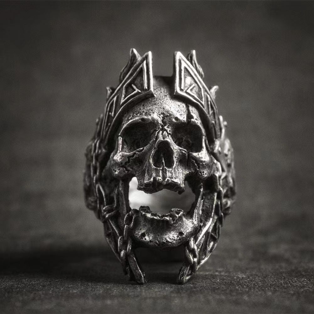 Stainless Steel Vintage Gothic Ring For Men