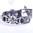 Men Skull Hip Hop Alloy Leather Bracelet Edgy and Bold Style