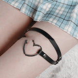 Personalised Pentagram Leather Leg Ring Bondage