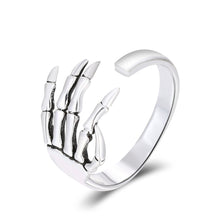 Load image into Gallery viewer, Retro Punk Gothic Vintage Open-end Hand Claw Ring
