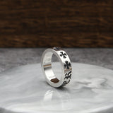 Silver Gothic Cross Ring