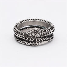 Load image into Gallery viewer, Men&#39;s And Women&#39;s Gothic Style Snake Head Ring
