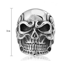 Load image into Gallery viewer, Punk Gothic Rock Personality Taro Titanium Steel Cast Men&#39;s Ring
