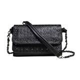 Skull Bag Embossed Chain Trend