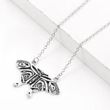 Butterfly necklace, alloy plating insect pendant necklace