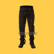 Men Gothic Punk Rock Pants Black Cotton Studded Trousers Gothic Pants