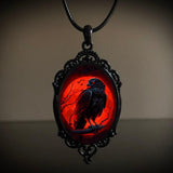 Vintage Gothic Halloween Pendant Necklace