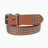 Women's Square Bead Rivet Belt Waist Belt