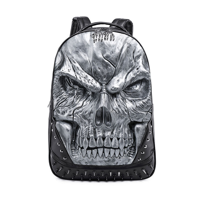 Compatible with Apple, Three-dimensional Skull European Style Big Grimace Handbag