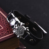 Bracelet Men's Korean Style Personality European And American Black Skull