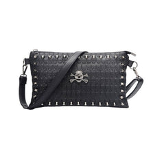 Load image into Gallery viewer, Skull Bag Embossed Chain Trend
