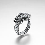 Vintage Gothic Style Stainless Steel Demon Dragon Ring