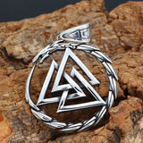 Triangle Symbol Pendant Necklace Men's Jewelry Necklace