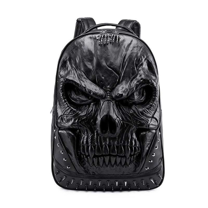 Compatible with Apple, Three-dimensional Skull European Style Big Grimace Handbag