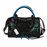 New Graffiti Personality Tassel Small Crowd Handbag Women