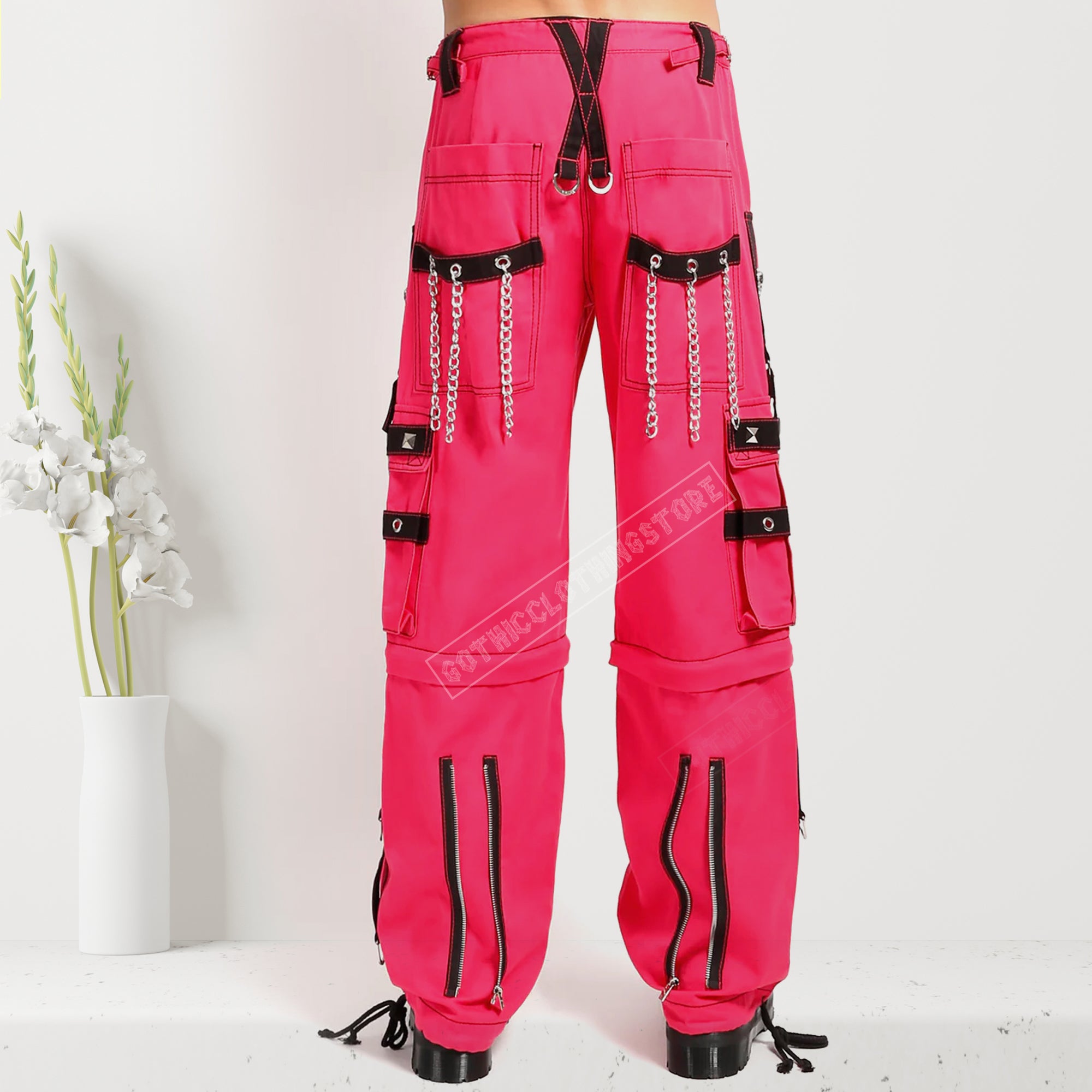 Gothic Fashion DarkStreet Pant Bondage Men Pant Alternative Punk Rock Transformer Trouser Baggy Pants