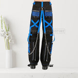 Men Gothic Pant STEP CHAIN PANT Steampunk Fashion Punk Style Trouser Men Gothic Pant Dark Street Pant (Copy)