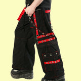 Men Bondage Trouser Punk Rock Transformer Trouser Black and Red Gothic Trouser Handmade Prime Quality Chain Trouser