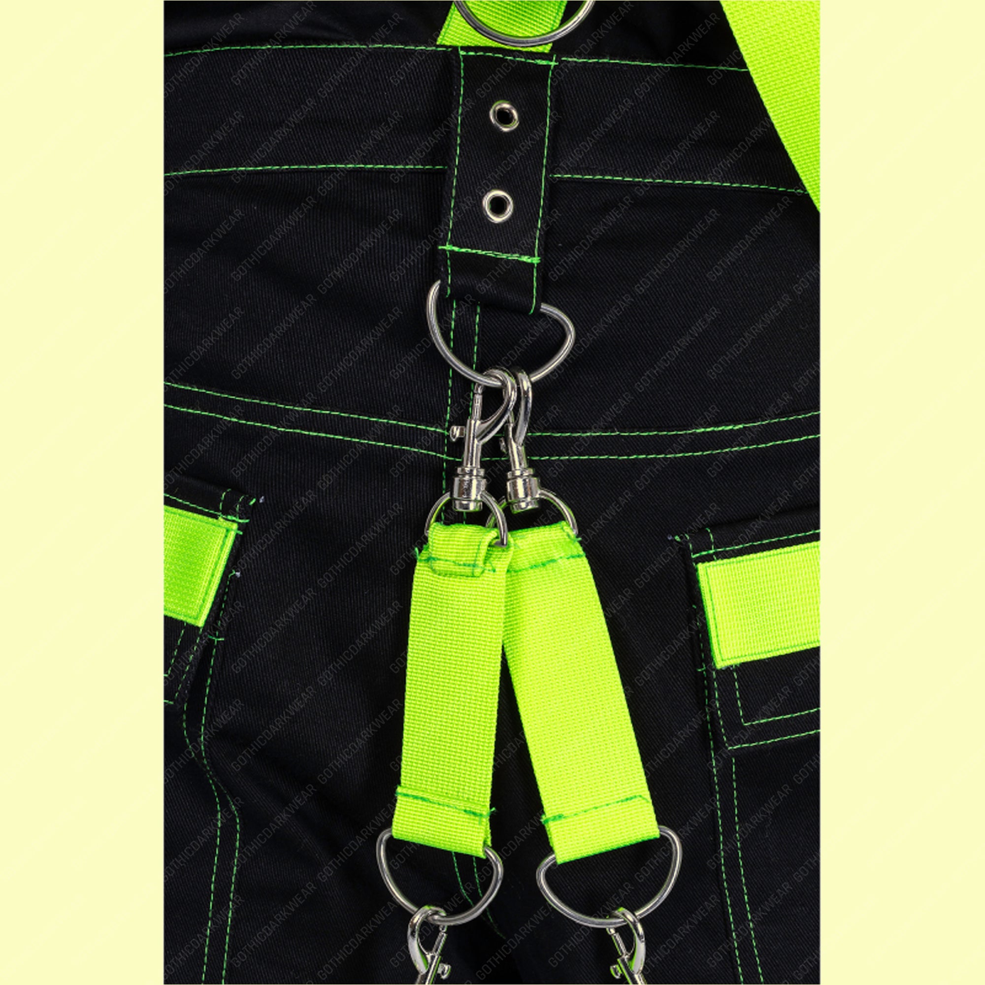 Gothic Pant Black Cargo Trip Pants Eternal Pants CYBER GOTH Pant Buckle Strap Punk Trousers