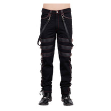 Load image into Gallery viewer, Men Gothic Pants Steampunk Vintage Cotton Gens Harem Pants - Alternative Gothic Dark Wear | Embrace Dark Aesthetic Men &amp; Women Gothic Clothing
